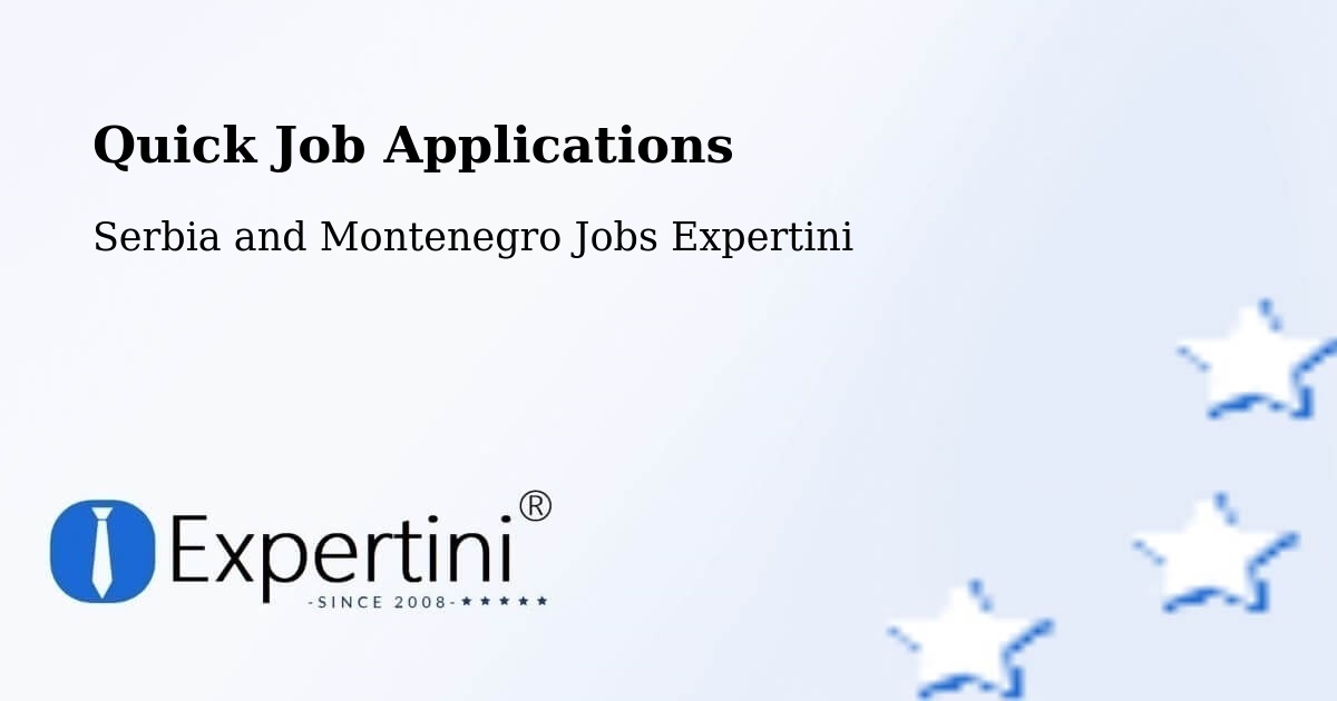 Quick Apply Feature – Lappe - Serbia and Montenegro Jobs Expertini
