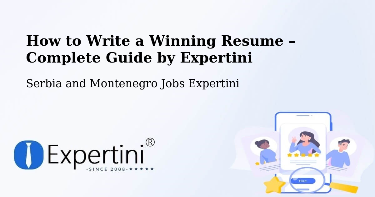 Resume Writing Guide for Job Seekers – Lappe - Lappe, Serbia and Montenegro Jobs Expertini