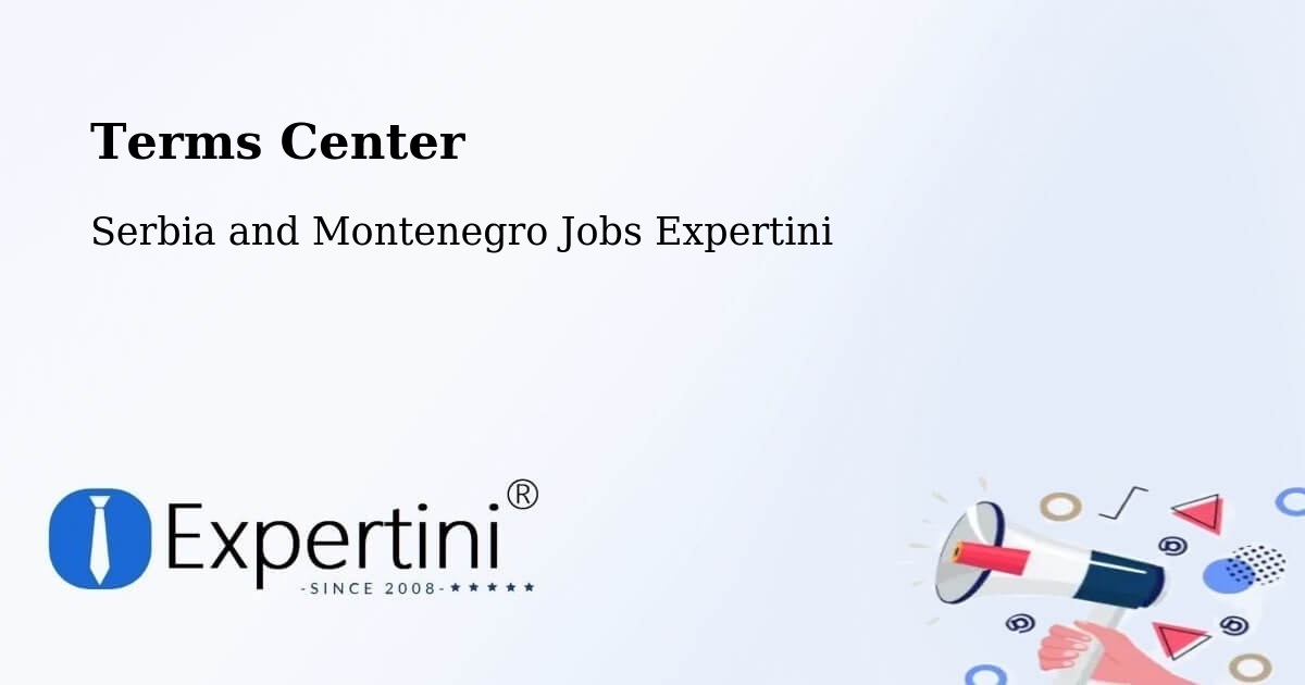 Terms of Service – Lappe - Serbia and Montenegro Jobs Expertini